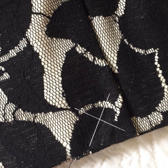 Ann Taylor Bonded Lace Pencil Skirt - Picture 7 of 14